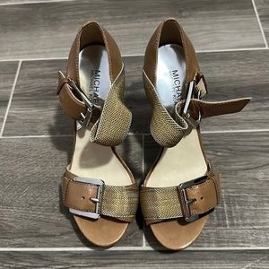 Micheal Kors buckle heels
